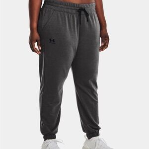 Under Armour Rival Terry Jogger pants Charcoal Performance